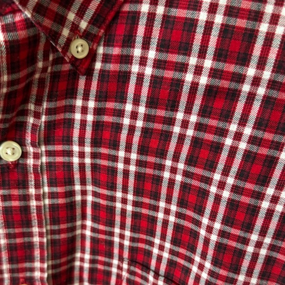 Ralph Lauren Red Plaid Casual Shirt Beautiful Large Men’s A46 - Picture 3 of 10